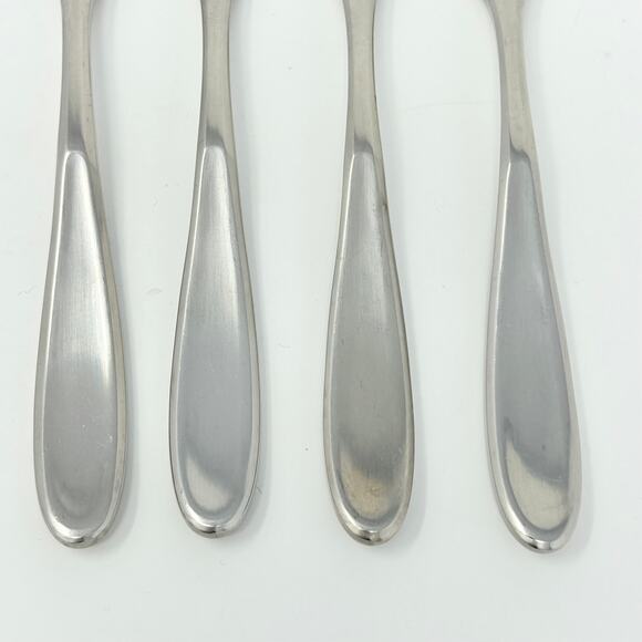 Set of 4 Salad Forks Stanley Roberts CANEEL BAY Crown Stainless Flatware Korea - Picture 6 of 6